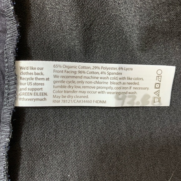 Eileen Fisher Asymmetric Zip Black Vest 1X - Picture 9 of 11